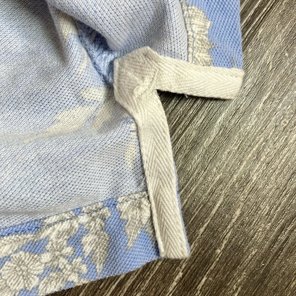 Stenstroms blue floral polo shirt - Picture 13 of 17